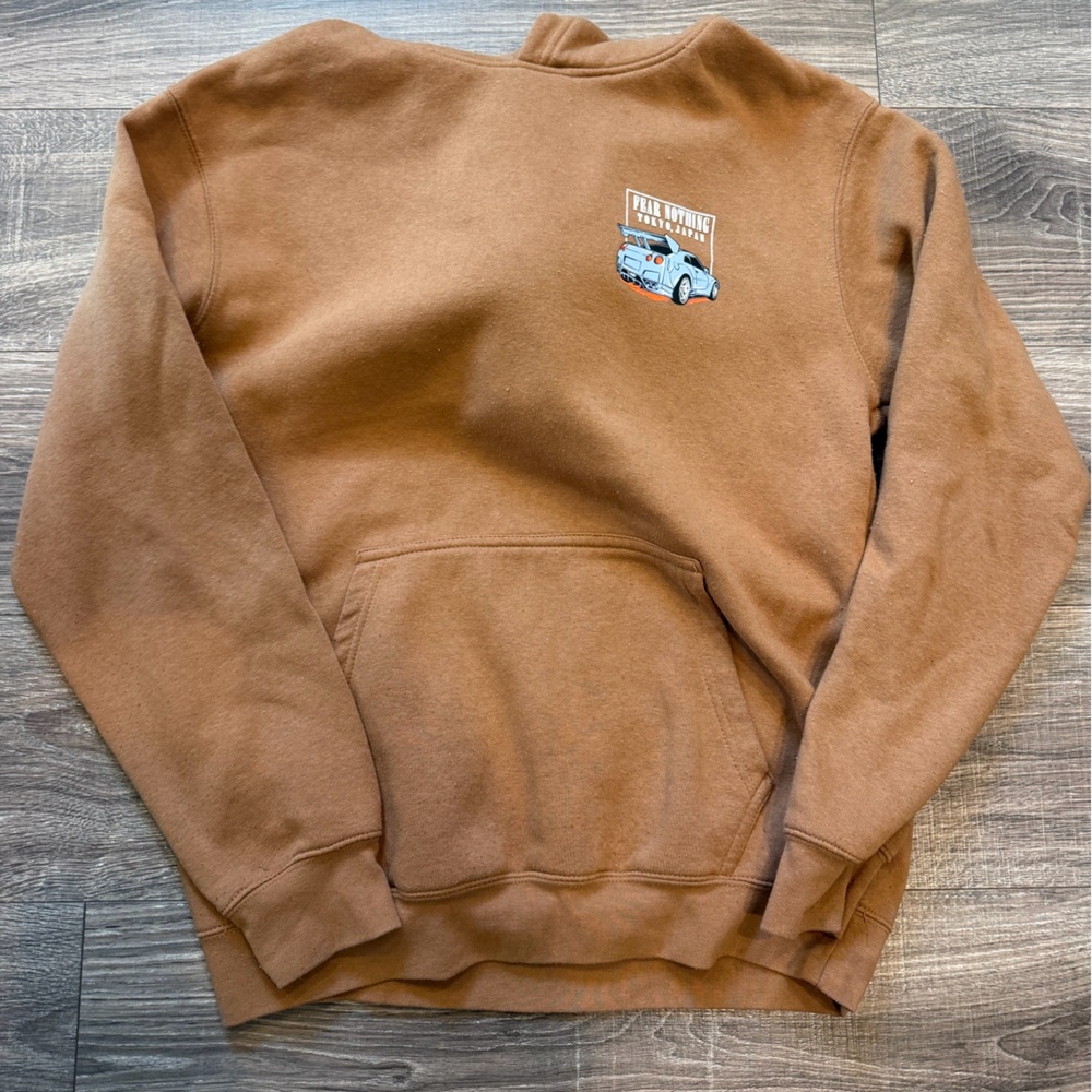 Eighty Eight Brown Graphic Men's Hoodie